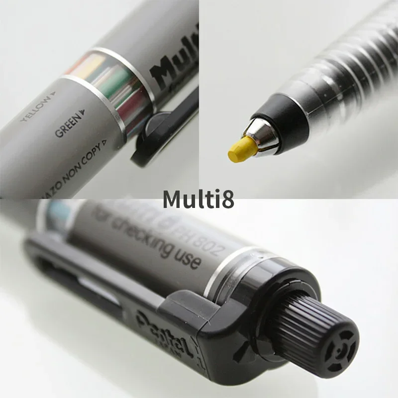 Lápiz mecánico Pentel Multi+8  - Pentel Pen Energel reseña y precio