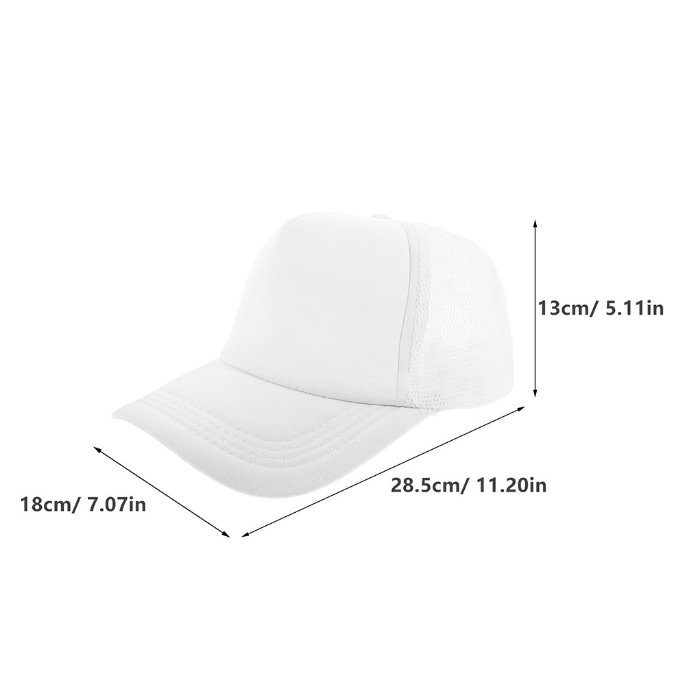 5 Gorras de Béisbol de Malla e - Hat Sublimation Blank reseña y precio