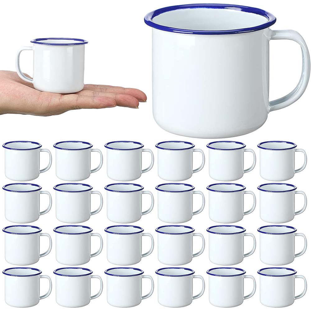 Mini tazas de café esmaltadas  - Sublimation Mug White reseña y precio
